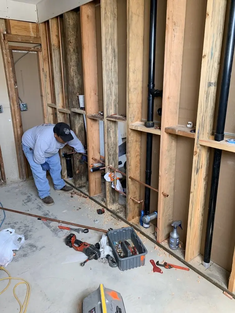 Commercial rough-in plumbing for Water Heater Replacement in Robertsdale